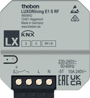 Theben - LUXORliving Verwarmingsactor bussysteem e1 s rf