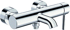 Hansa - VANTIS Style Badmengkraan (opbouw) Bmk Wand