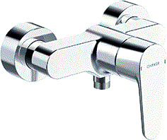 Hansa - Vantis Douchemengkraan (opbouw) dmk 1gr wand +skop