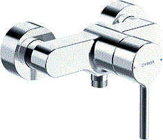 Hansa - Vantis Douchemengkraan (opbouw) dmk 1gr wand +skop