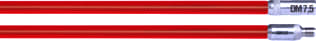 Runpotec - Toebeh./onderdelen trekveersysteem Runpostick Rood 7,5Mm 2X1