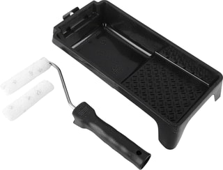 Merkloos - Verfgereedschapset aflakset microvezel 4-d