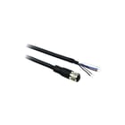 TeSensors - Sensor/actorkabel met connector Prewrd Con 5W M12 Fem Str