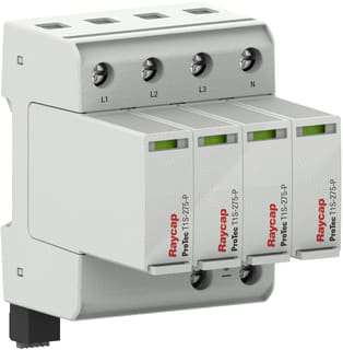 Raycap - ProTec Gecombineerde afleider energietech. T1S-275-4+0-R