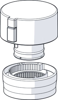 Hansa - bedieningselement sanitairkraan 59914120