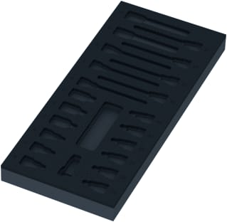 Wera - Gereedschapskist/-tas 9823, 172 x 30 x 392 mm