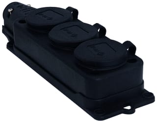 Power - SOLID Contactdooscombinatie Cds 3V Ip44 Zw