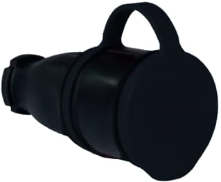 Power - SOLID Koppelcontactstop (geaard) Contrastek 16A Ra Ip54 Zw