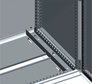 Schneider Electric - Spacial Invoerplaat sparing kast/lessenaar  nsysmec851