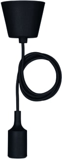 Bailey - BaiLum Deco Pendelarmatuur Hanglamp Sil Zwart 1.5M