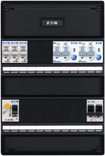 Eaton - Systeem 55 Groepenkast, geassembleerd S55 1F 3Gr 1Als Hs64