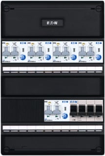 Eaton - Systeem 55 Groepenkast, geassembleerd s55 1f afdd+ 5gr