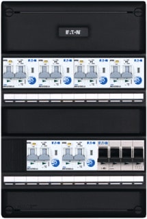 Eaton - Systeem 55 Groepenkast, geassembleerd s55 1f afdd+ 6gr