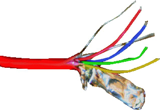 Lobeco - Data- en communicatiekabel 4X0,8Mm Niet Afg. Ro100