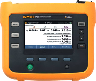 Fluke - 1732/1734 Net- en vermogensanalyse-apparaat 4706594