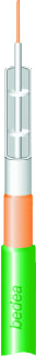 Bedea - TELASS 100 Coaxkabel Hemm Coax 75Ohm Pe Groen Ds200