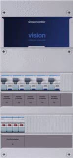 Hager - VISION Groepenkast, geassembleerd Grpverd. 3F Vkg050K