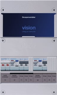 Hager - VISION Groepenkast, geassembleerd Grpverd. 1F Vkg21B