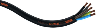 Nexans - Mantelleiding H07RN-F TITANEX Eca Voedingskabel tot 1 kV beweegbaar Tita 90C Eca 5G10 Mt