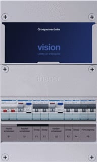 Hager - VISION Groepenkast, geassembleerd Grpverd. 1F Vkg22B-F