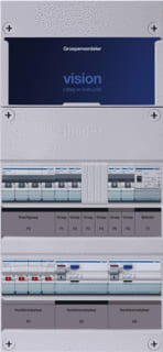Hager - VISION Groepenkast, geassembleerd Grpverd. 3F Vkg22L-Kt