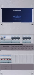 Hager - VISION Groepenkast, geassembleerd Grpverd. 3F Vkg303K