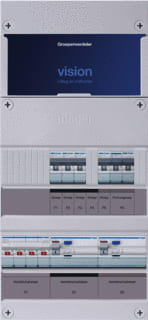Hager - VISION Groepenkast, geassembleerd Grpverd. 3F Vkg31L-F
