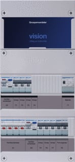 Hager - VISION Groepenkast, geassembleerd Grpverd. 3F Vkg330L-Ft