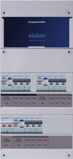 Hager - VISION Groepenkast, geassembleerd Grpverd. 1F Vkg333E