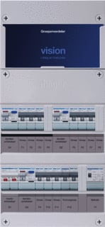 Hager - VISION Groepenkast, geassembleerd Grpverd. 1F Vkg333E-Ft