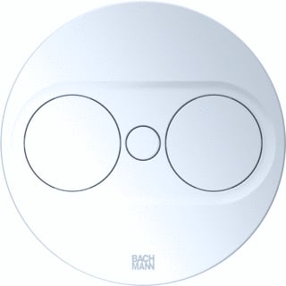 Bachmann - Twist 2 Bureau aansluitunit Twist2 2X230V Rond Wit