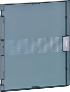 Hager - Vega Deur/bed.-tableau vr kast/lessenaar Deur Transp 2X18 Mod. Verd