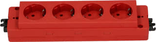 OCS - Express 910 4xWCD Contactdooscombinatie Contactblok I 4X230V Rood