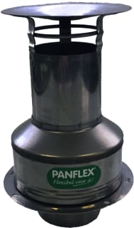 Panflex - INOX Rookgasafvoerkap Dak Hr Cmplt Rnd D60
