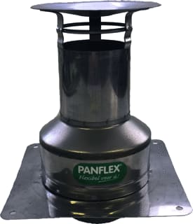 Panflex - INOX Rookgasafvoerkap Dak Hr Cmplt Vrk D80