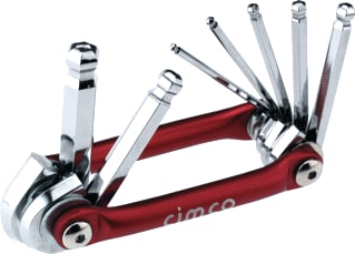 Cimco - Inbussleutelset Inbusset Kogelkop 7Dlg Br