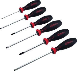 Cimco - Schroevendraaier set Schrfdr Set, 6-Delig Br