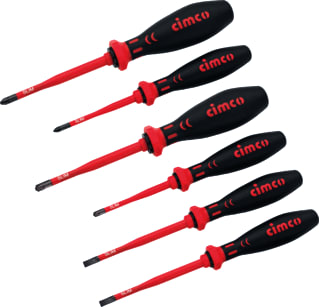 Cimco - Schroevendraaier set Slim Ph 1000V Vde 5D Br