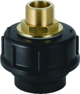Geberit - PE Fitting met 2 aansluitingen Moer 152.973