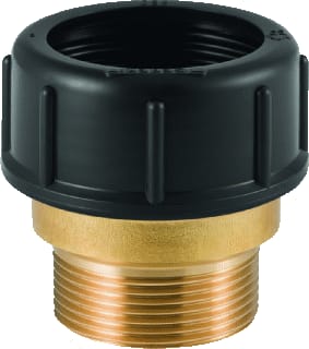 Geberit - PE Fitting met 2 aansluitingen Aanslst 359309 Messing
