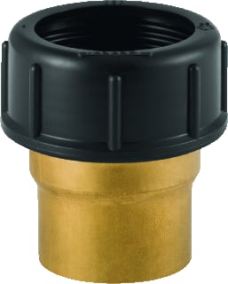 Geberit - PE Fitting met 2 aansluitingen aanslst 359330 messing