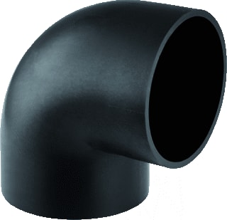 Geberit - PE Fitting met 2 aansluitingen Bocht 88,5 Gr. 56