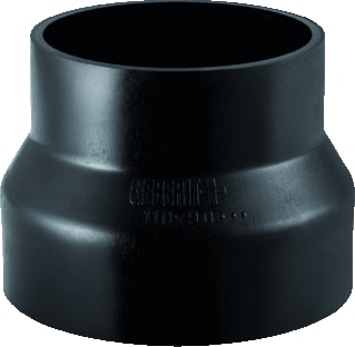 Geberit - PE Fitting met 2 aansluitingen Verloopst.Centr.75/50