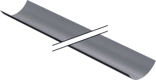 Geberit - PE Draagschaal Halfschl Verz 75Mm Lg3