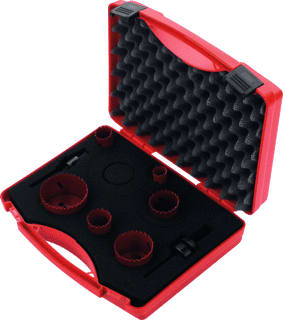 Cimco - Gereedschapset Hss-Gatzaagset Met 8Dl Br