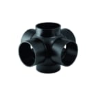 Geberit - PE Fitting met 6 aansluitingen Kogel T-Stuk 367.610
