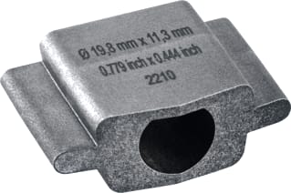 Cimco - Gatenpons stmpl 20x11,9 sbmnd 9p br