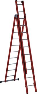 Cimco - Ladder ladder 3-delig, 3x8    br