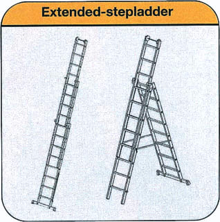 Cimco - Ladder 3-Delig, 3X12 Br