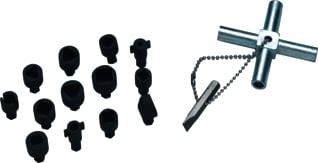 Cimco - Sleutel voor kast/lessenaar Multi-Key-Set Br